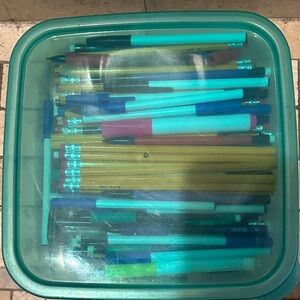 Teal Storage Box for Home Organization